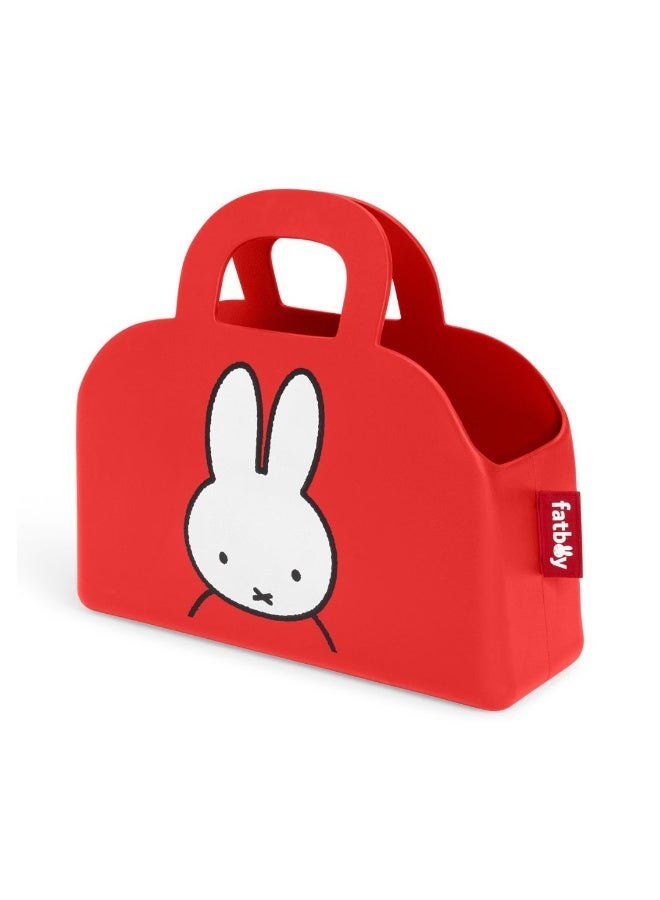 Fatboy حقيبة تسوق فات بوي سجوبر-كيس × ميفي | تقف بمفردها | تحمل حتى 10 كجم | متعددة الوظائف | EVA (أسيتات الإيثيلين-الفينيل) | خفيفة الوزن | للاستخدام الداخلي والخارجي | 52 × 17 × 44 سم - أحمر - Image 1